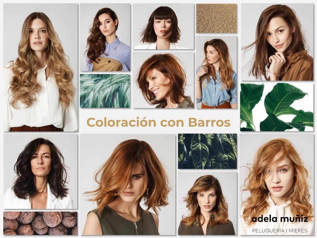 Peluquería Orgánica en Mieres, coloración con barros